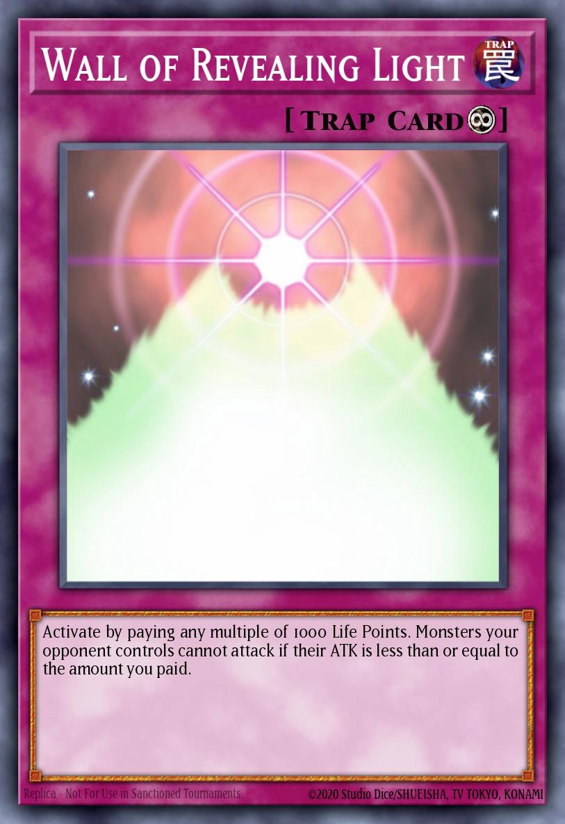 Wall of Revealing Light