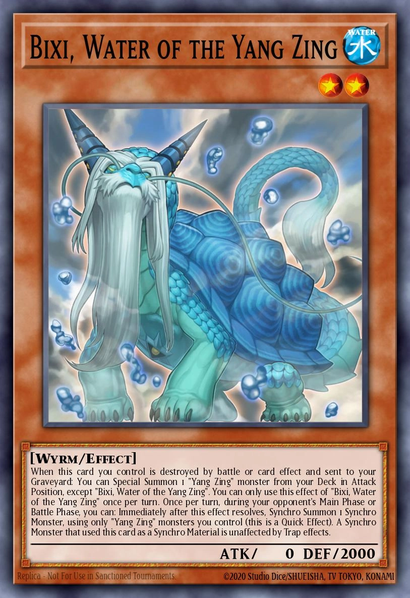 Bixi, Water of the Yang Zing