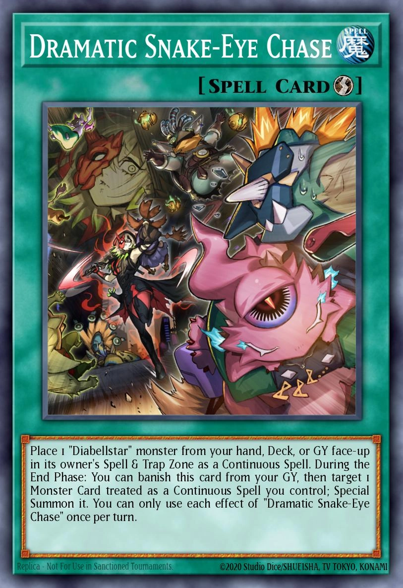 Dramatic Snake-Eye Chase