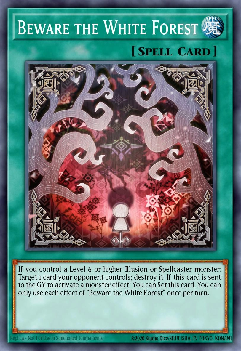 Beware the White Forest