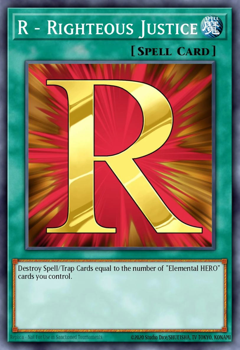 R - Righteous Justice