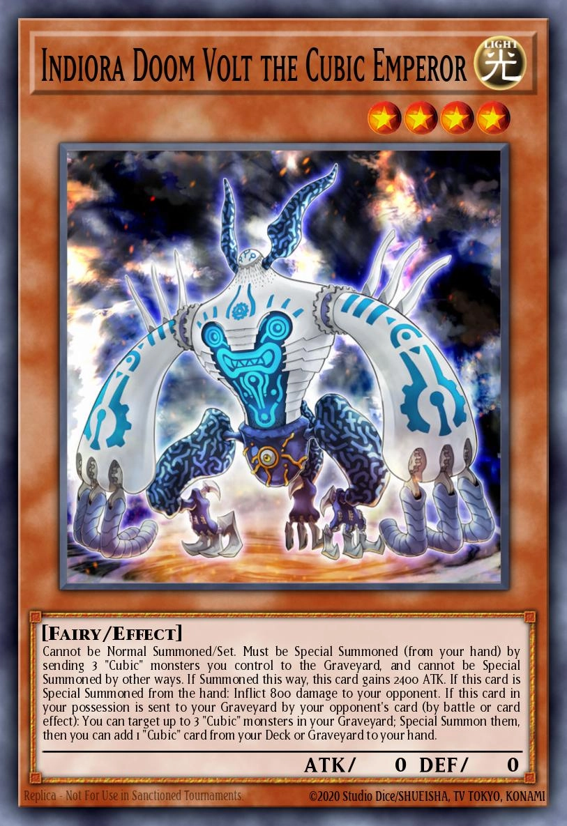 Indiora Doom Volt the Cubic Emperor