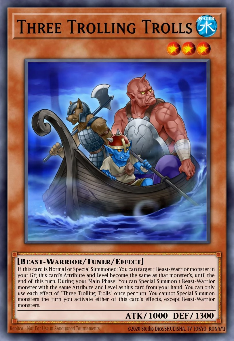 Three Trolling Trolls