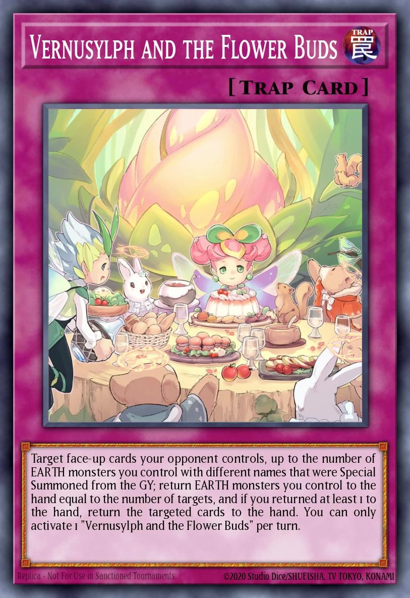 Vernusylph and the Flower Buds