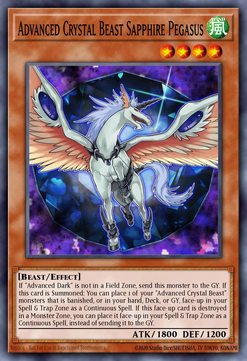 Advanced Crystal Beast Sapphire Pegasus