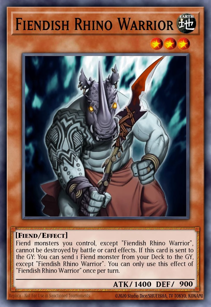 Fiendish Rhino Warrior