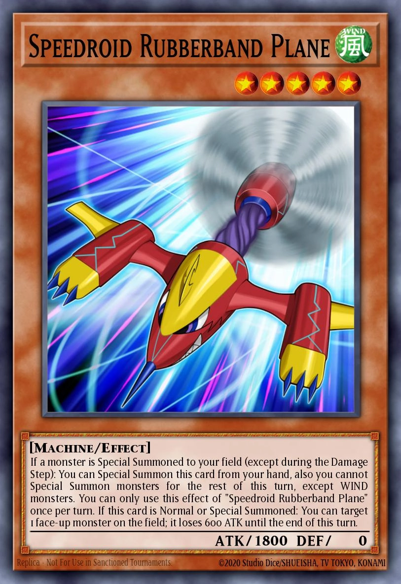 Speedroid Rubberband Plane