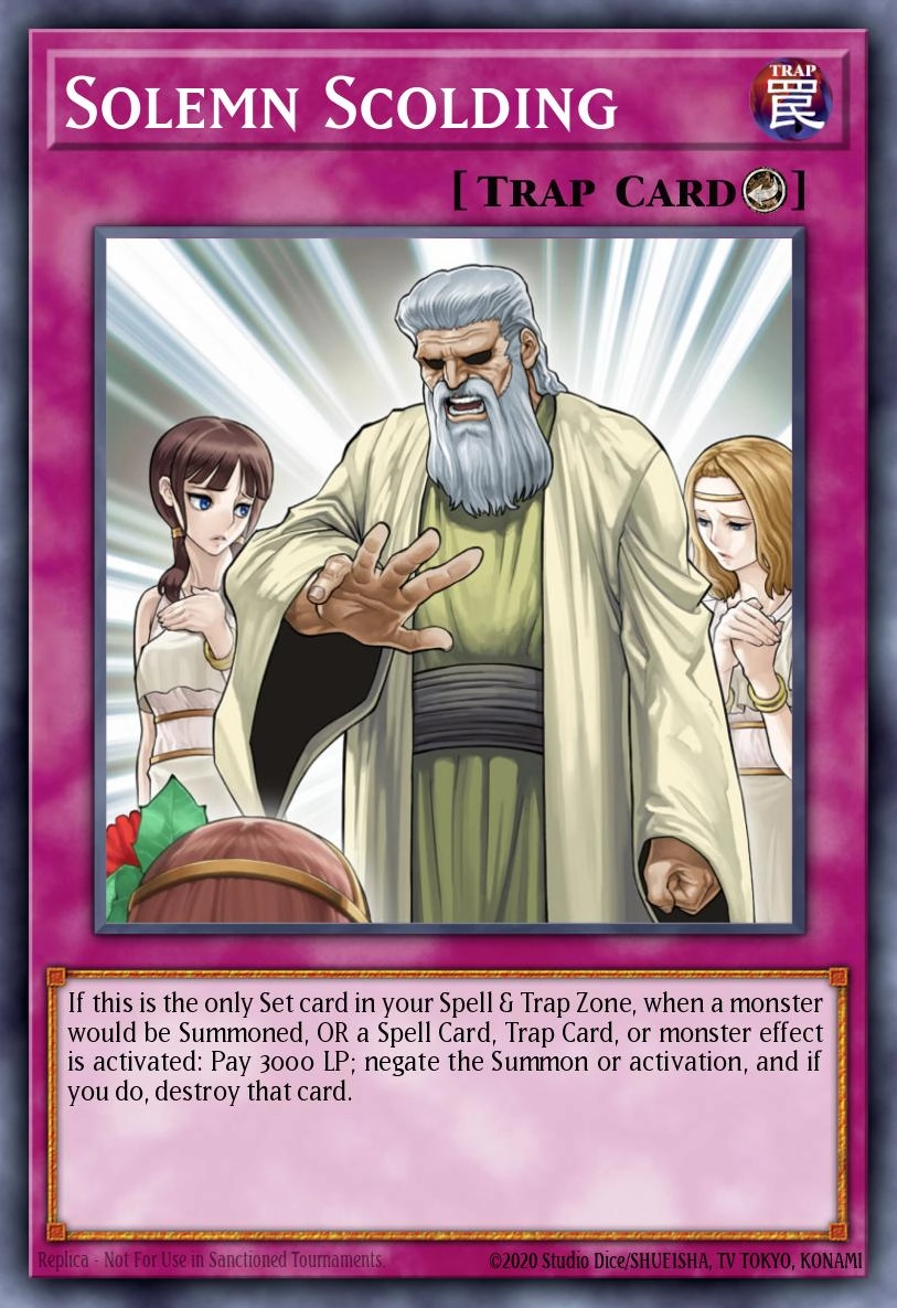 Solemn Scolding